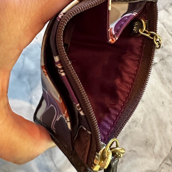 NWT Coach ID Holder / Keychain with zipper compartment - Picture 5 of 6